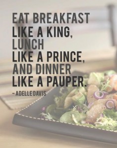 Eat Breakfast Like a King