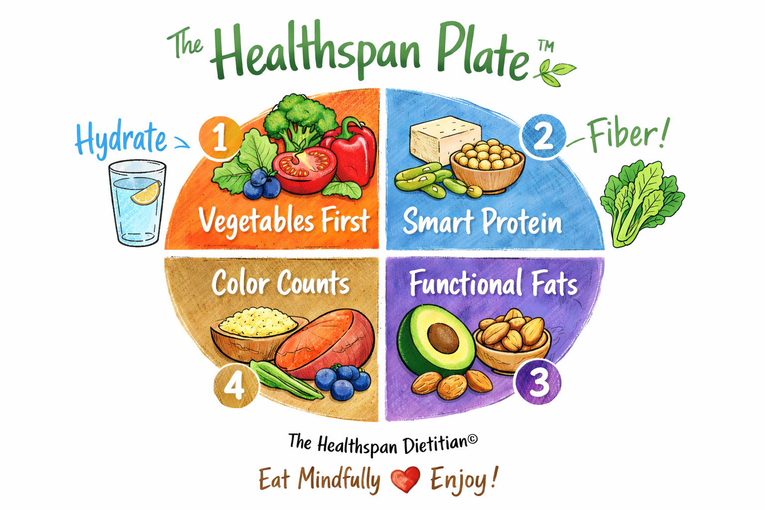 The Healthspan Plate: How to Build a Meal That Loves You Back